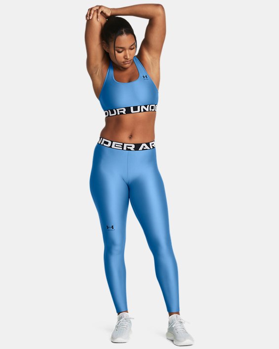 Women's HeatGear® Leggings, Blue, pdpMainDesktop image number 2